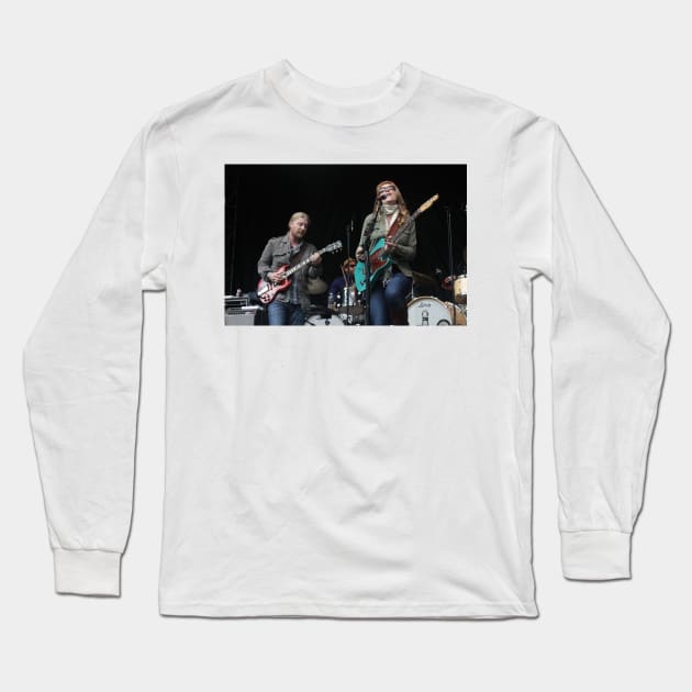 Derek Trucks and Susan Tedeschi Photograph Long Sleeve T-Shirt by Concert Photos